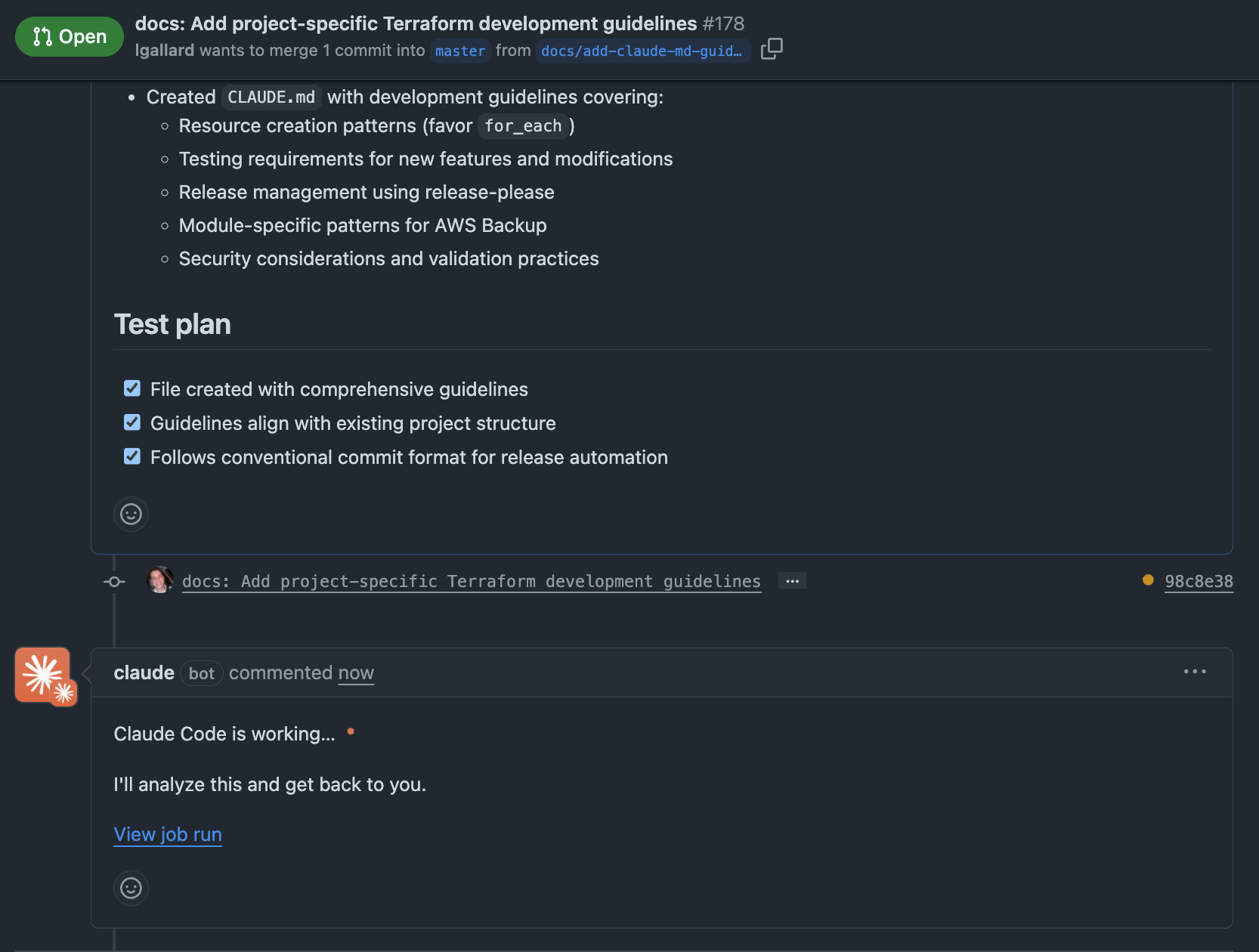 Claude GitHub Review
