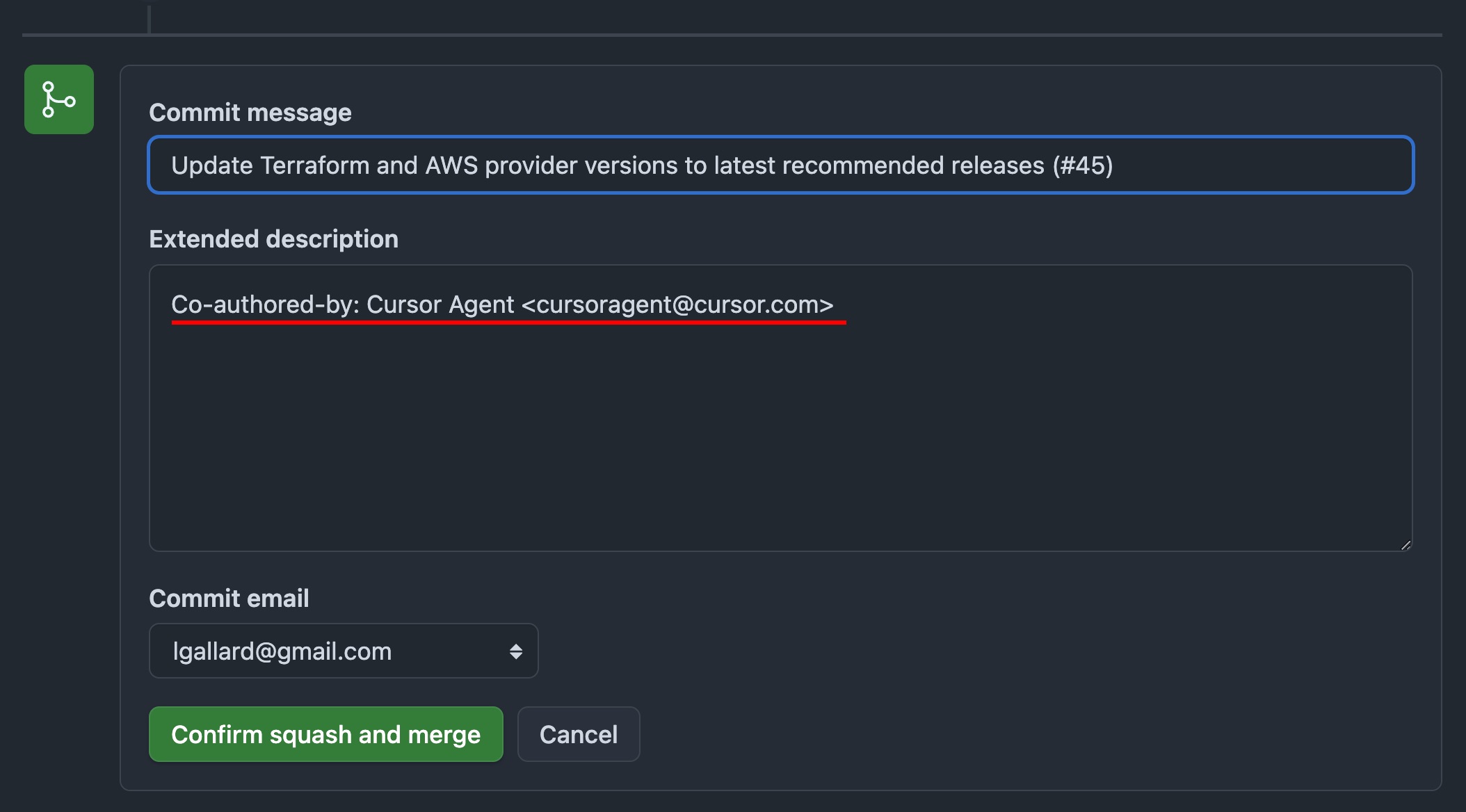 Cursor Background Agents - coauthor