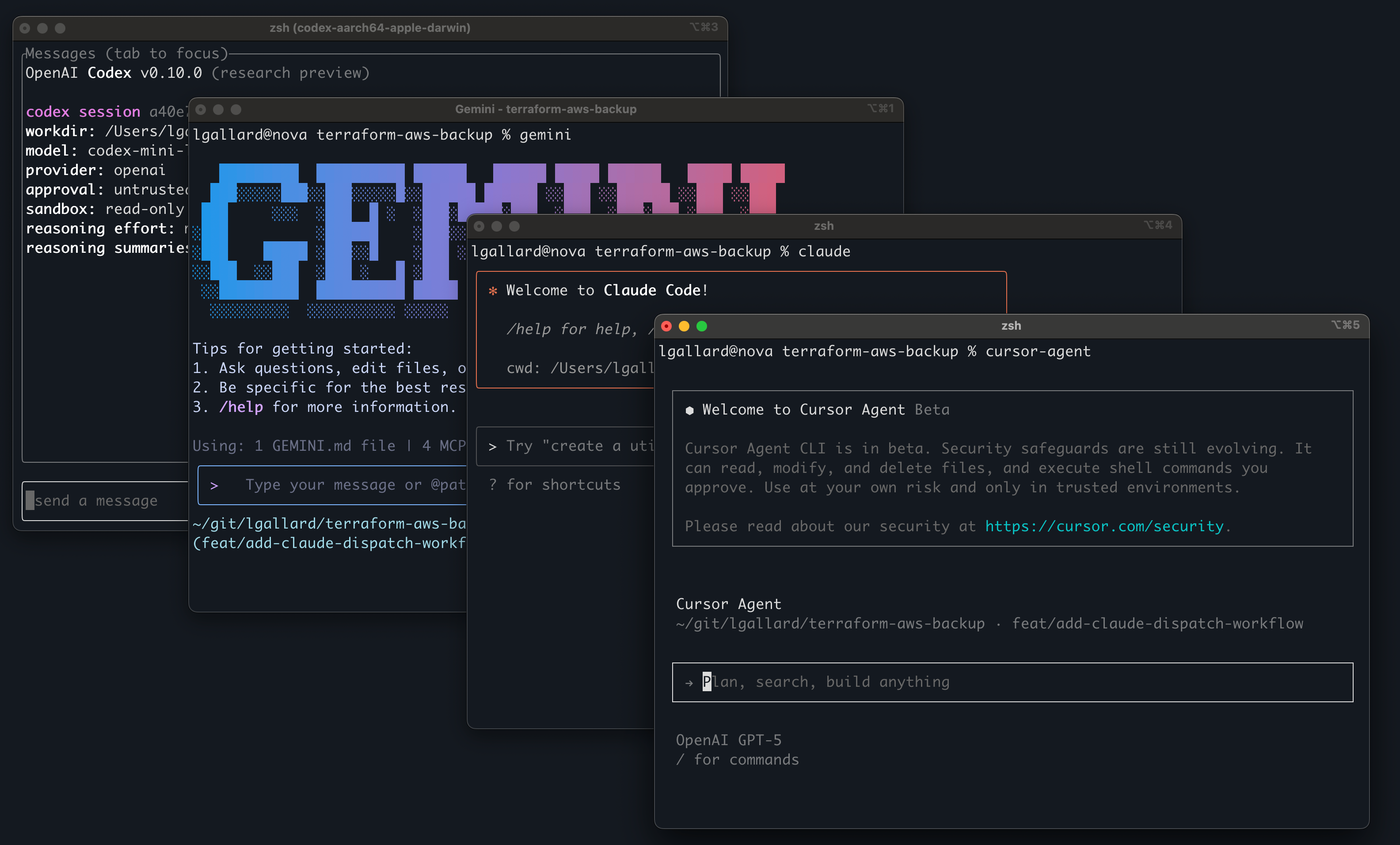 Cursor CLI vs other UI