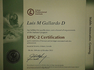 LPIC-2 diploma
